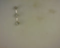 14kt diamond pendant .25ct