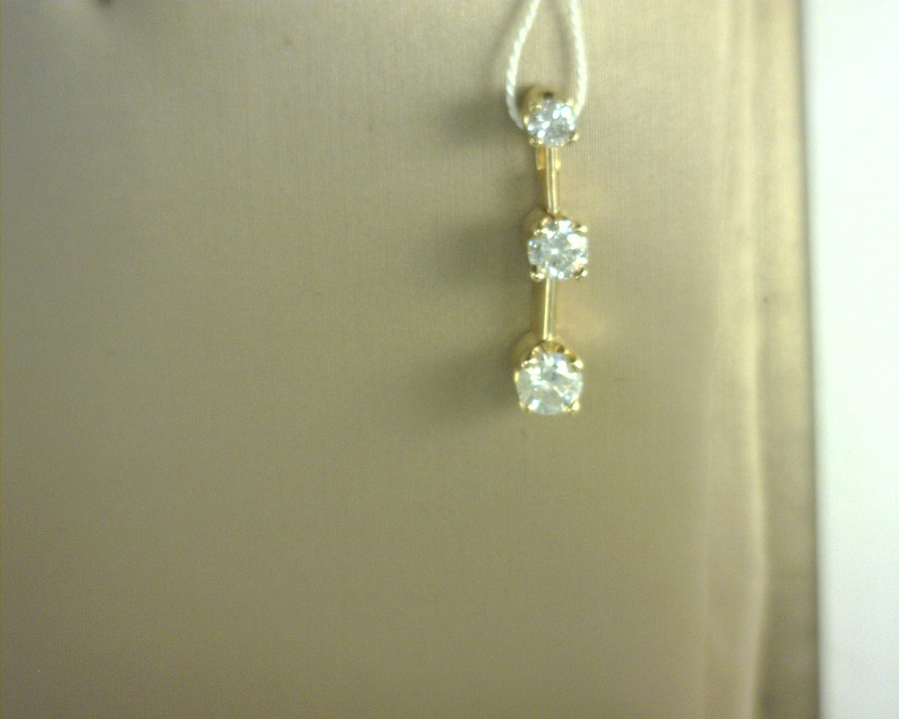 Diamond pendant .60ctw 14K Yellow Gold