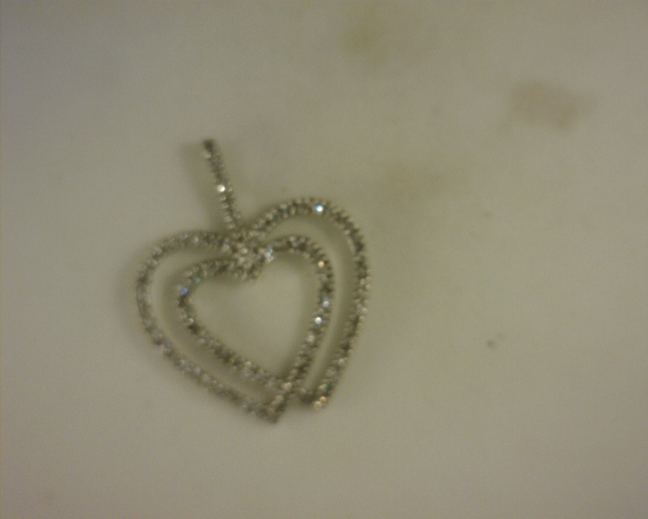 14kt Diamond Heart Pendant .15cttw