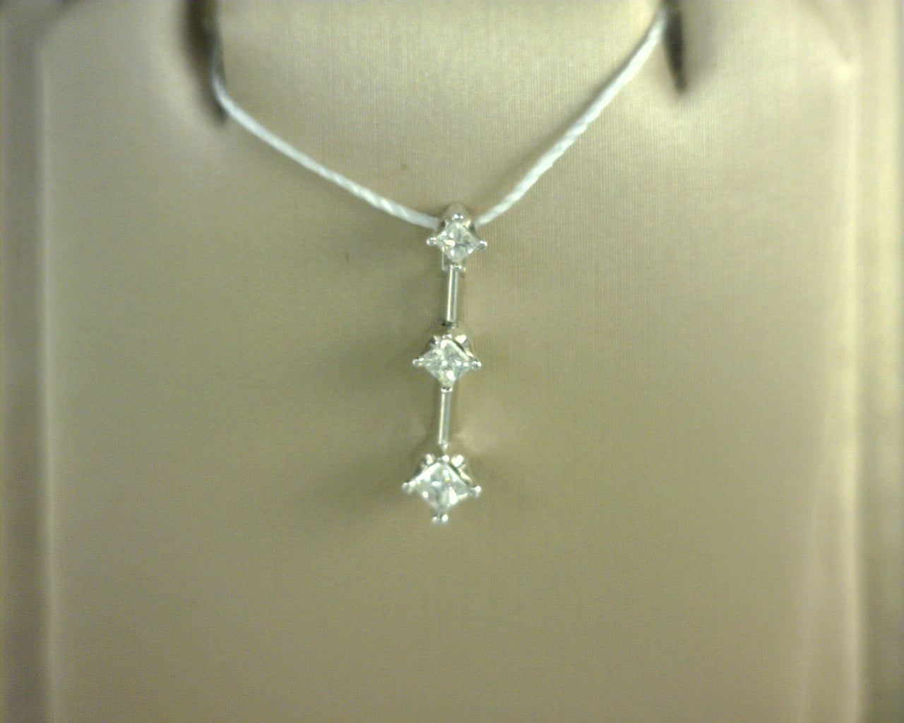Diamond Pendant .21ctw 14K White Gold
