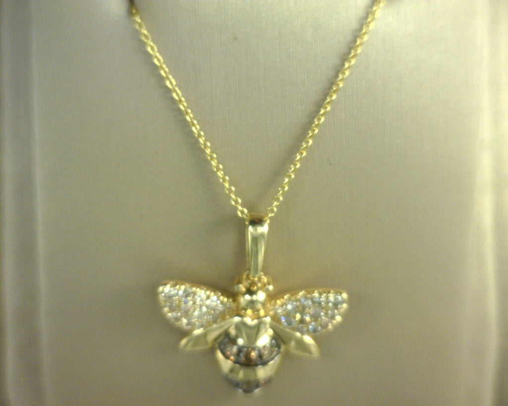 Le Vian® Pendant featuring 1/5 cts. Chocolate Diamonds®, 1/3 cts. Nude Diamonds™ set in 14K Honey Gold™