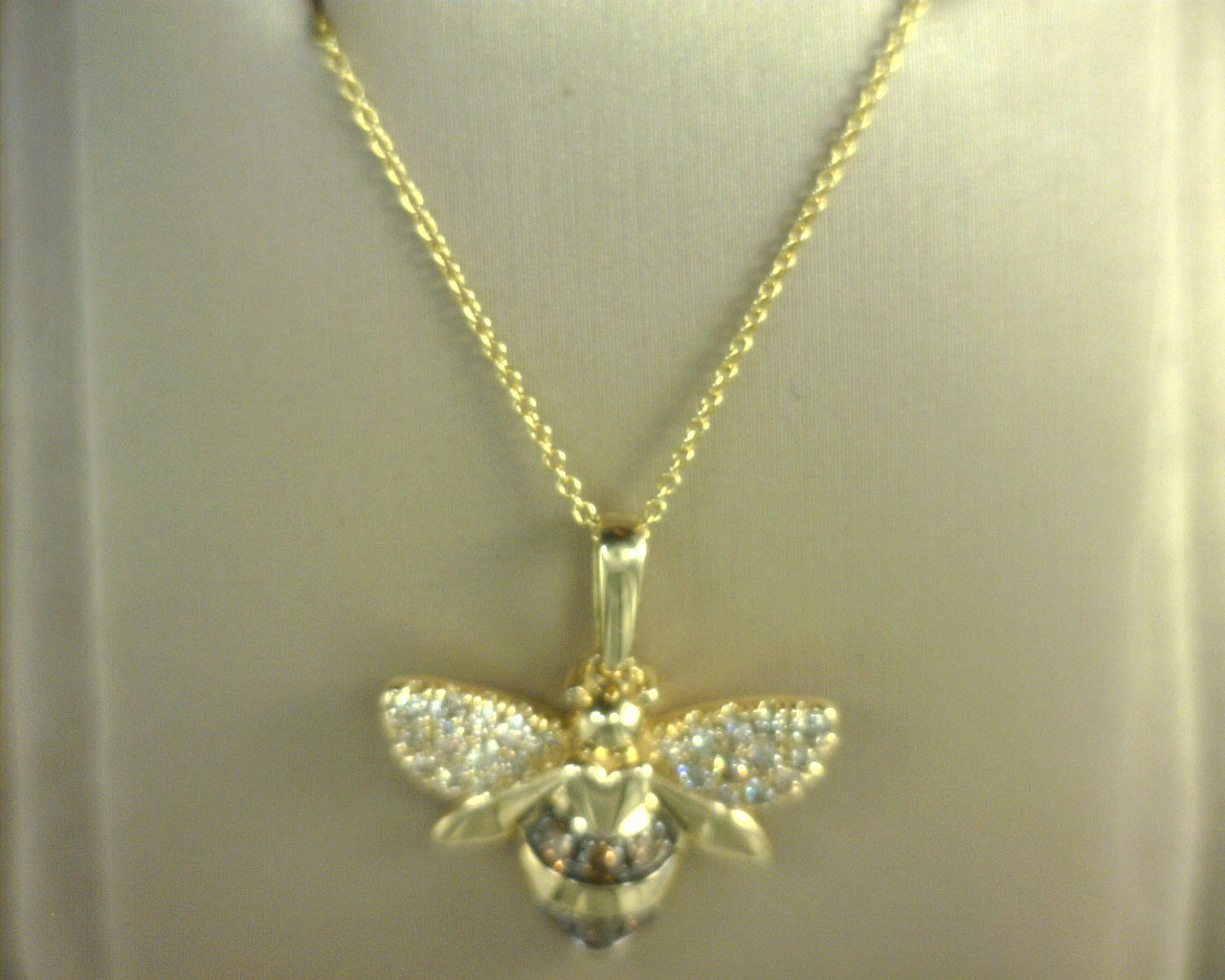 Le Vian® Pendant featuring 1/5 cts. Chocolate Diamonds®, 1/3 cts. Nude Diamonds™ set in 14K Honey Gold™
