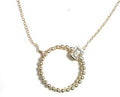 Heera Moti Diamond Pendant .283ct 14K Yellow Gold