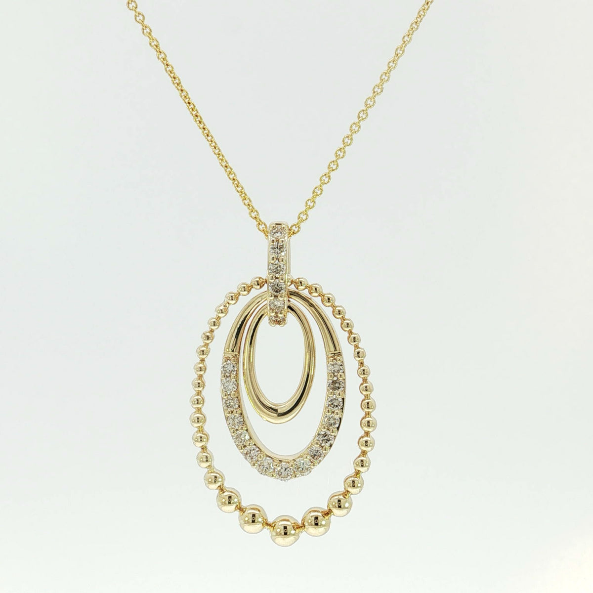 Le Vian® Pendant featuring 1/3 cts. Nude Diamonds™ set in 14K Honey Gold™