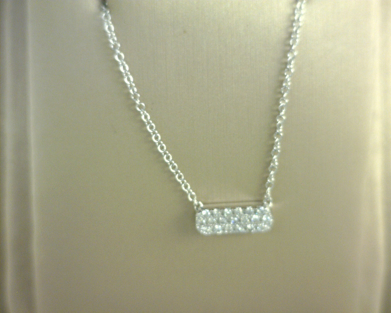 Gabriel NY 14KT WG Diamond Fashion Necklace .19ctw S1963561