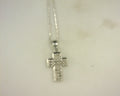 Diamond Cross Pendant 14K White Gold