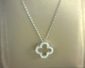 Diamond Necklace .21ctw 14K White Gold