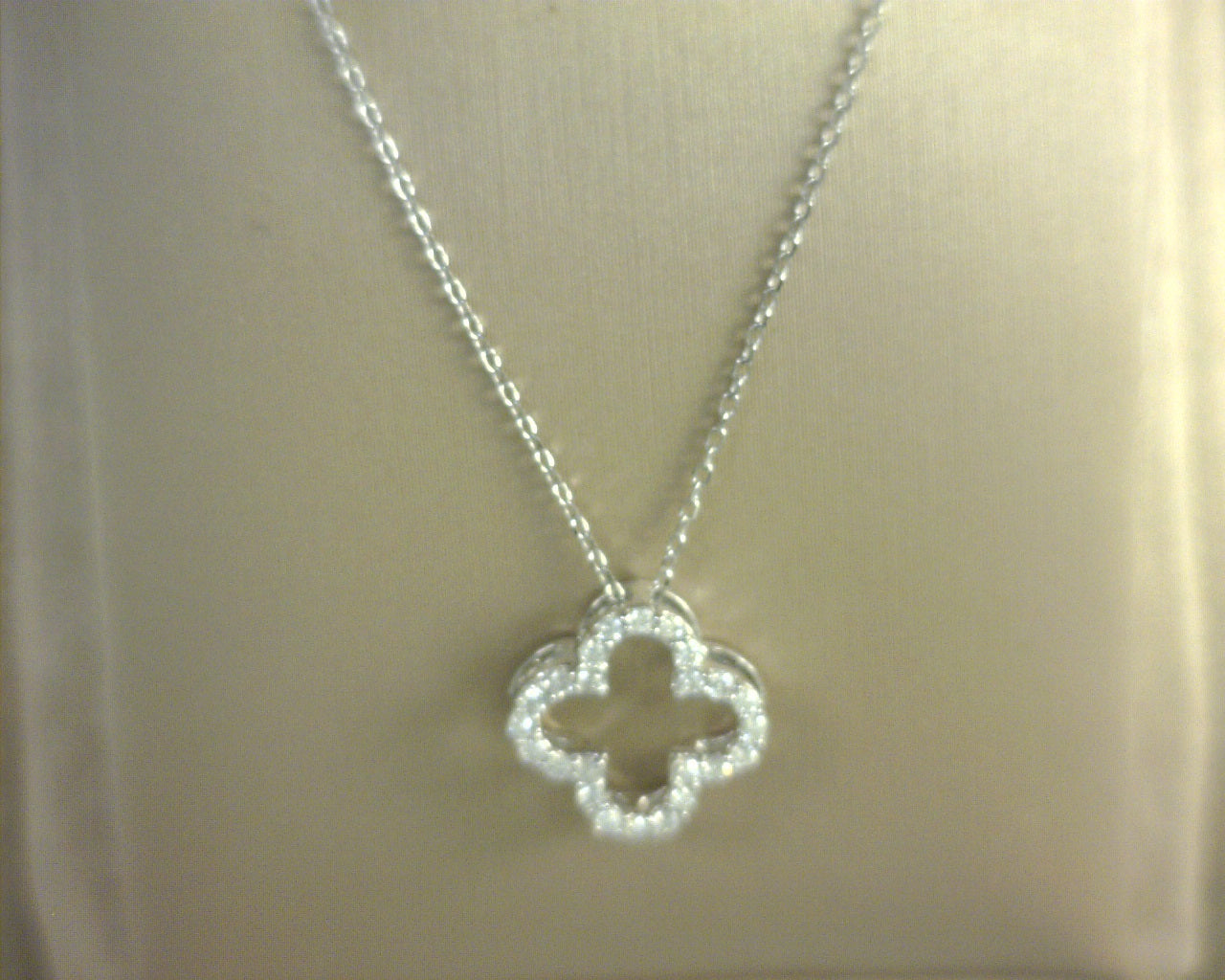 Diamond Necklace .21ctw 14K White Gold