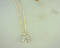 Diamond Cluster Pendant .61cttw Round 14K Rose Gold