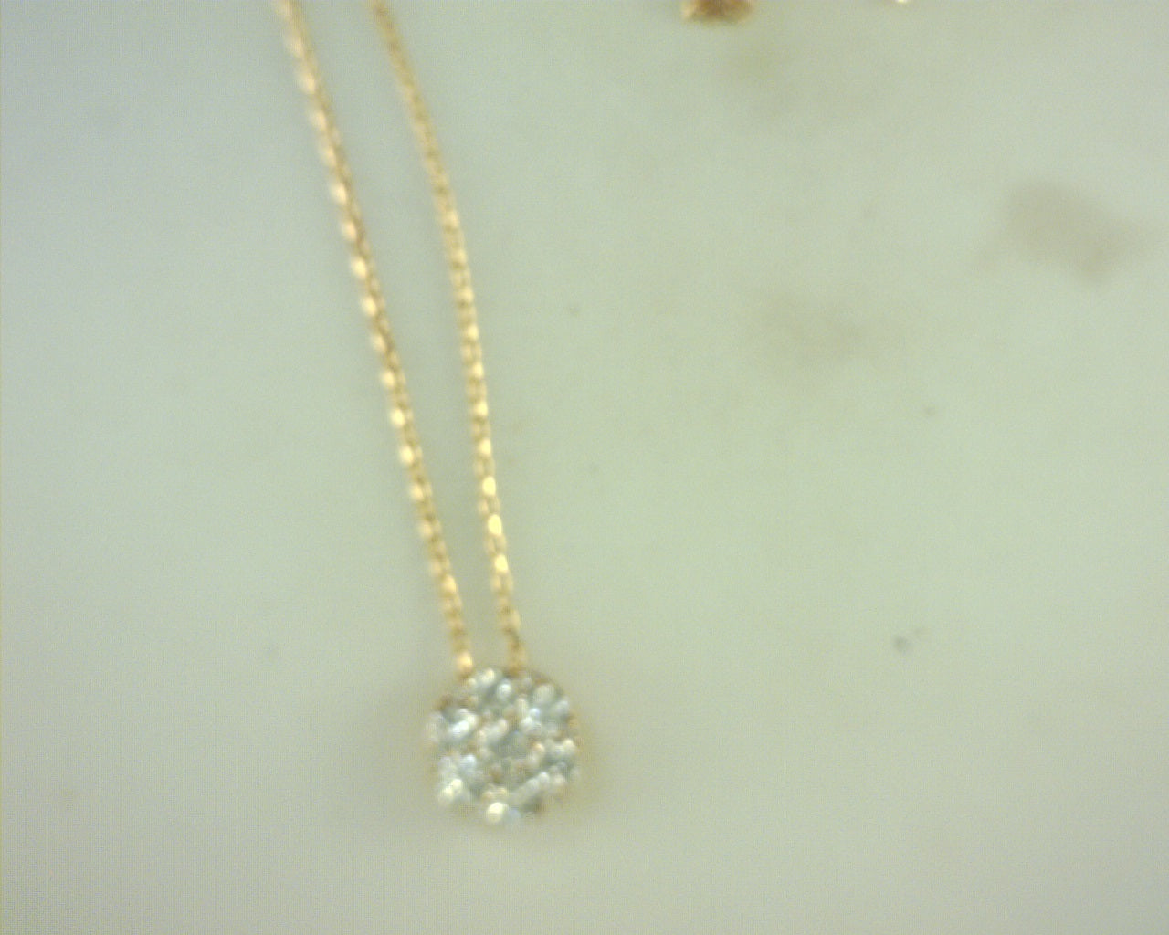 Diamond Cluster Pendant .61cttw Round 14K Rose Gold