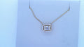 Diamond Baguette Pendant .13cttw 14K Yellow Gold