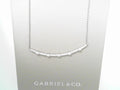 Gabriel NY 14K White Gold Diamond Bar Necklace .30ctw S1777419