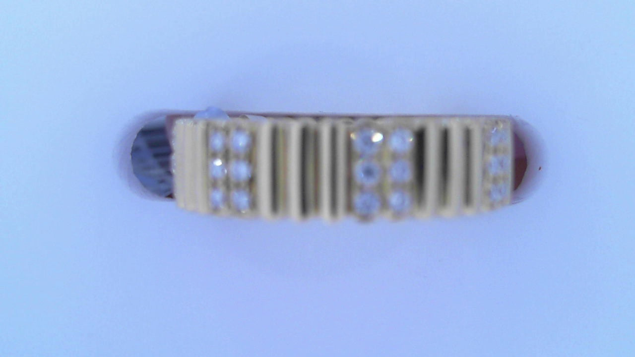 Diamond Anniversary Band .38cttw Round 18K Yellow Gold<br>size 7