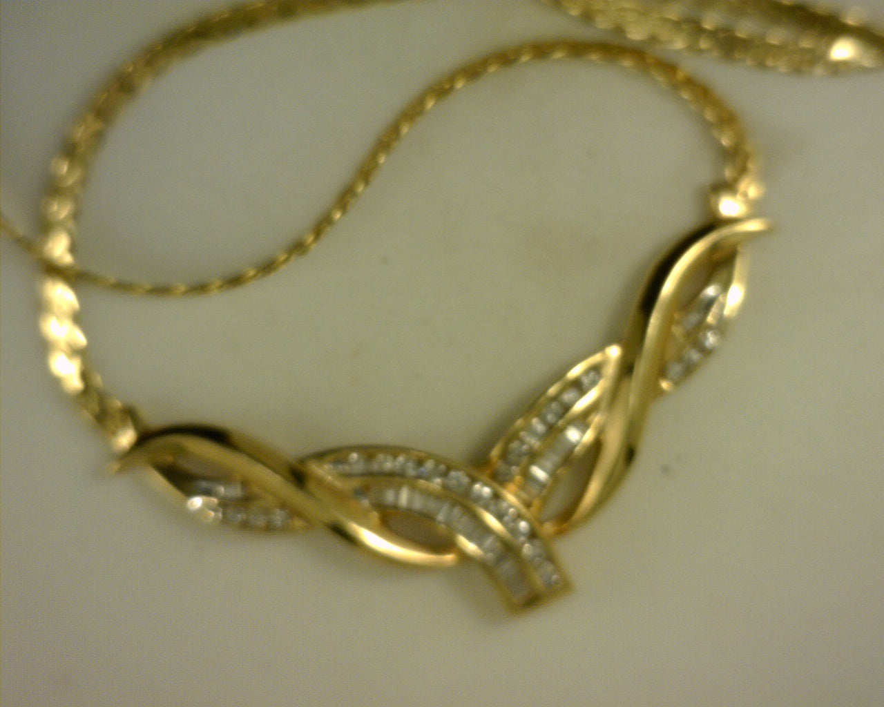 14kt Diamond Necklace
