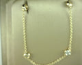 Heera Moti Diamond Bezel Necklace 14K Yellow Gold 1.0ct