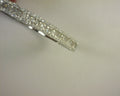 Diamond Bangle Bracelet 1.70ct Baguettes, .847ct Round 14K White Gold