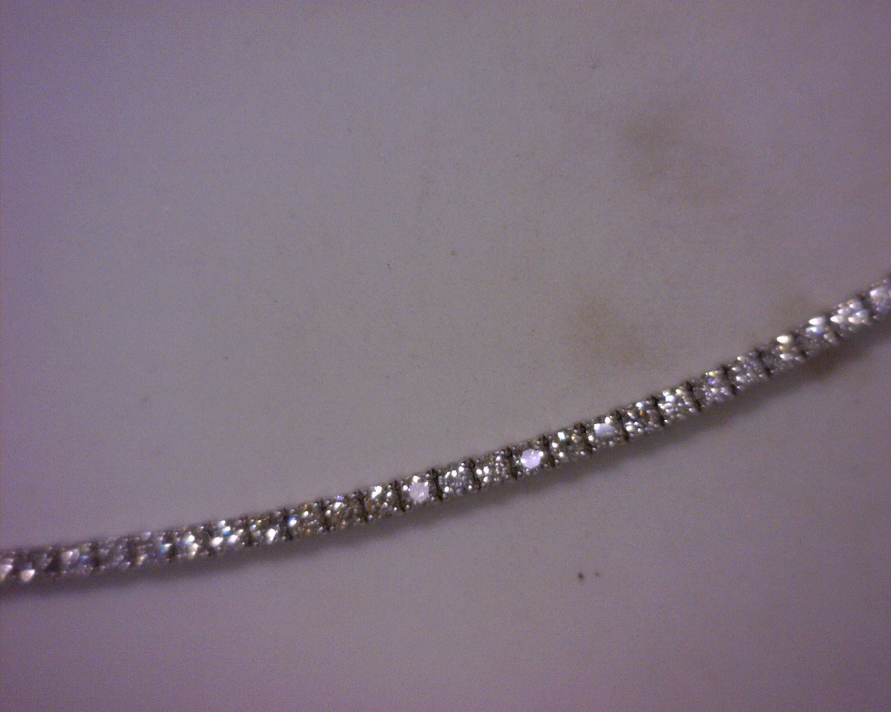 White Gold Tennis Bracelet