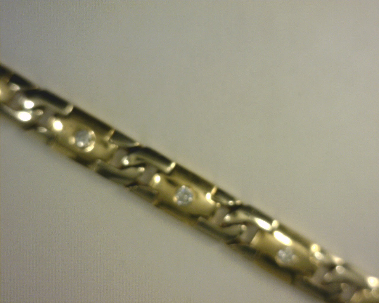14K Yellow and White Gold Bracelet 1.0ctw Diamonds