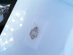 2 TONED MULTI DIAMOND CENTER STONE