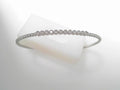 Gabriel NY 14K White Gold Bujukan Bead Diamond Bangle .15ctw S1777444