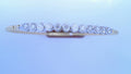 Diamond Tennis Bangle 1.06cttw Round 14K Yellow Gold
