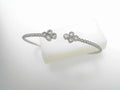 Gabriel NY 14K White Gold Bujukan Diamonds Split Bangle .40ctw S1512876