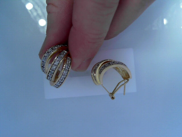 14KT DIAMOND EARRINGS .78CT