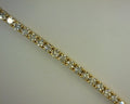 Diamond Tennis Bracelet 10.10ct 14K Yellow Gold