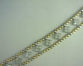 Heera Moti Diamond Two Tone Bracelet 2.69ctw 14K Yellow-White Gold