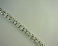 Heera Moti Diamond Tennis Bracelet 10.0ctw 14K White Gold