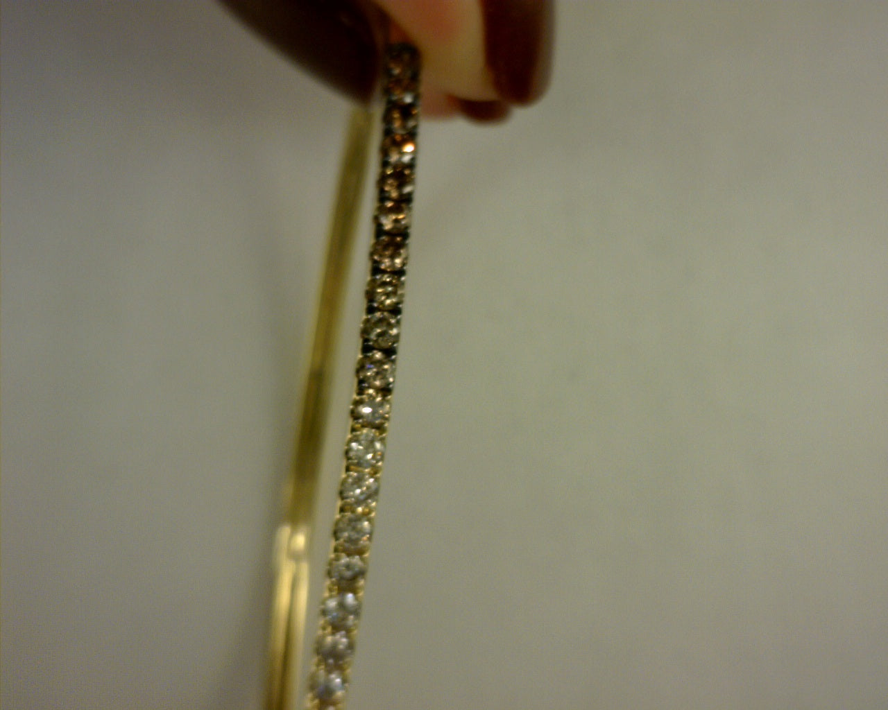 Le Vian Ombre Bangle featuring 1 cts. Chocolate Ombré Diamonds® set in 14K Honey Gold™