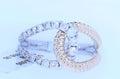 14k Two Tone .48 ctw Interlocking Ring