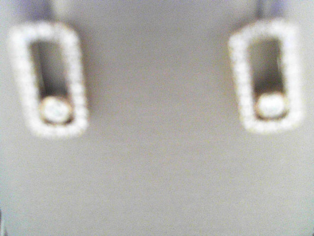 Diamond Earrings 14K Yellow Gold