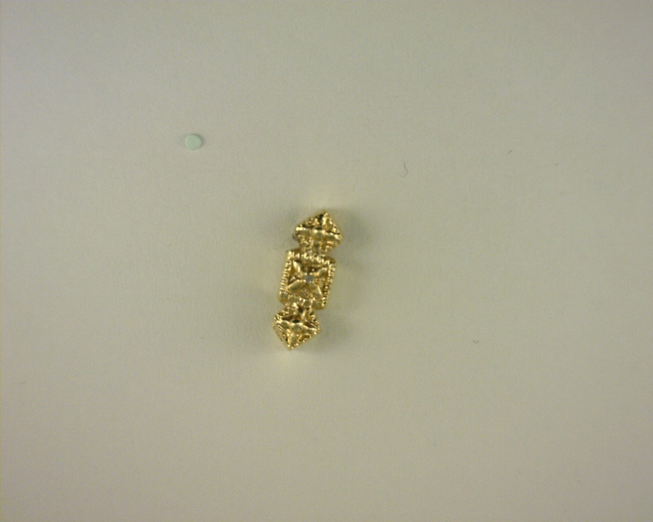 14K Yellow Gold Slide Charm