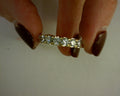 14K YELLOW GOLD LAB DIAMOND ETERNITY BAND 2.71 CARATS SIZE 6.5