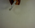 14 K WHITE GOLD LAB DIAMOND STERNITY BAND 1.98 CARATS SIZE 7.5