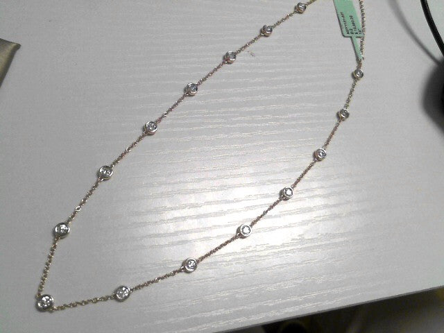 Heera Moti Diamond Necklace 2.0ct 14K Yellow Gold