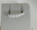 Imagine Bridal 14K White Gold Pave Lab Created Diamond Band .75ct size 6.5