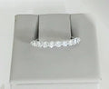 Imagine Bridal 14K White Gold Single Prong Lab Created Diamond Band .50ct size 6