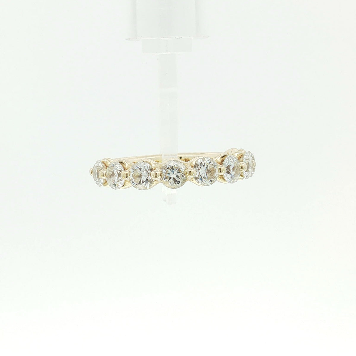 Imagine Bridal 14K Yellow Gold Lab Created Diamond Band 1.5ct size 6
