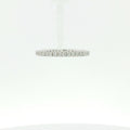 lab diamond 14kt white  gold size 6 1/2ctw eternity band