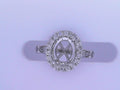 Diamond Semi Mount .50cttw 14K White Gold
