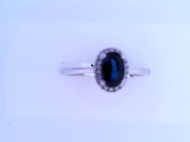 Diamond Birthstone Ring 10K White Gold
