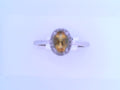 Diamond Birthstone Ring 10K White Gold