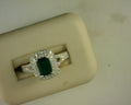 LEVIAN 14KT WG RING .41DIAM .70NE