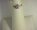 Kiddie Kraft Simulated Amethyst Ring 10K Yellow Gold