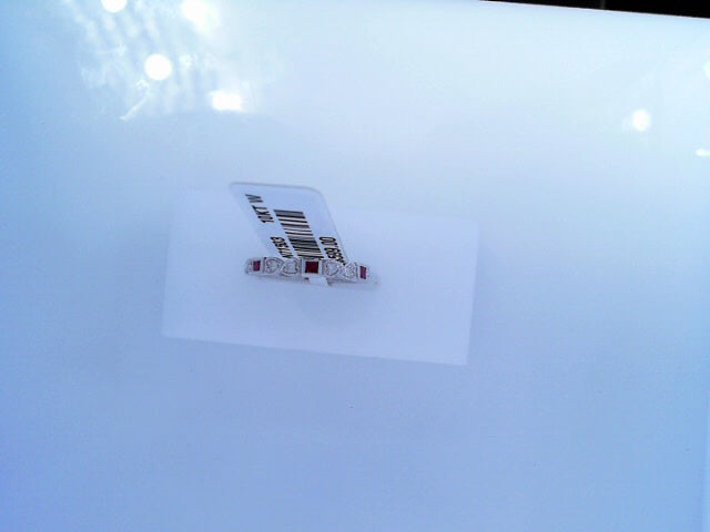 10K DIAMOND AND RUBY RING
