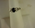14kt Diamond and Sapphire ring <br>1.0ct Sapp<br>.03ct Diam