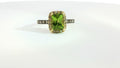 Le Vian® Ring featuring 1 1/2 cts. Green Apple Peridot™, 1/5 cts. Chocolate Diamonds®, 1/6 cts. Nude Diamonds™ set in 14K Honey Gold™