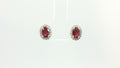 Le Vian® Earrings featuring 7/8 cts. Passion Ruby™, 1/8 cts. Vanilla Diamonds® set in 14K Vanilla Gold®